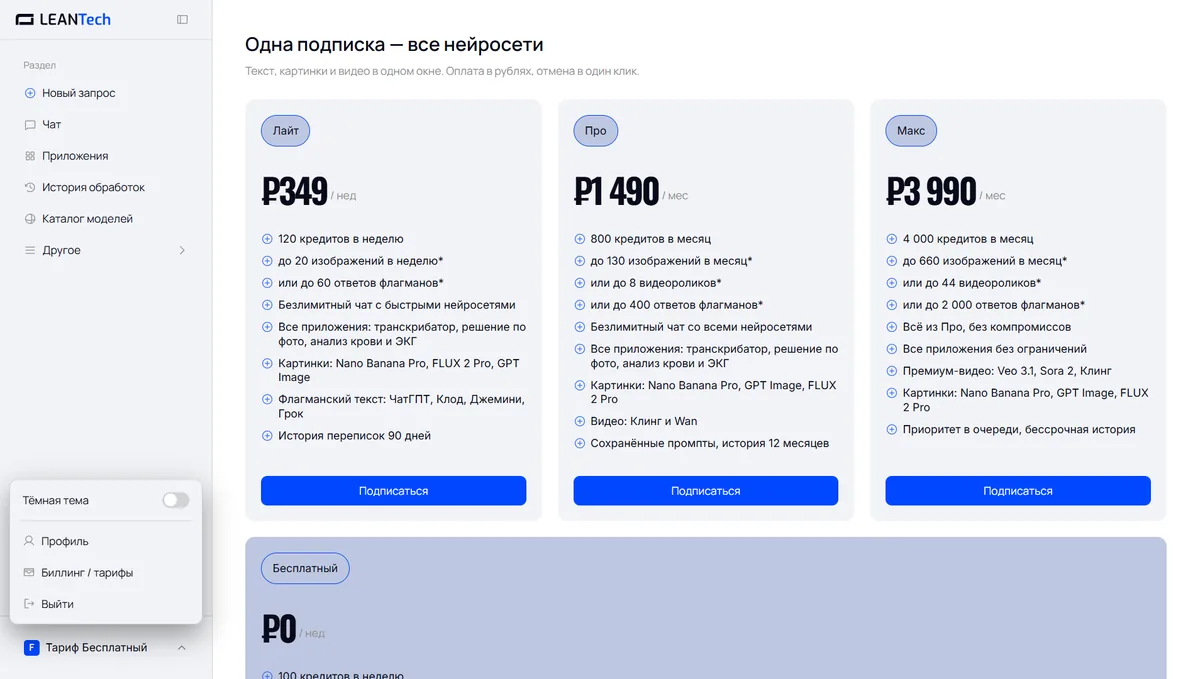 Оплата PixAI картой РФ